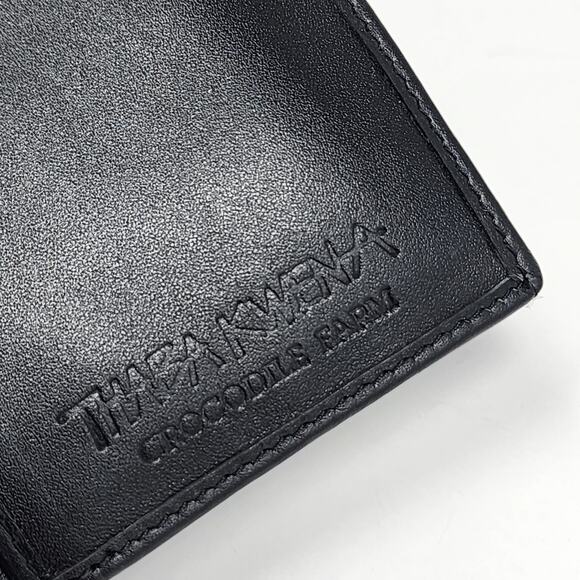 Black Crocodile Wallet - Picture 5 of 12